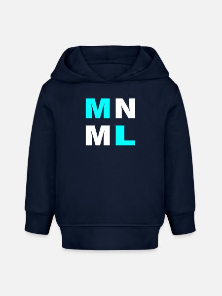 Minimal MNML - Baby Organic Hoodie Baby Cruiser von Stanley/Stella - Navy