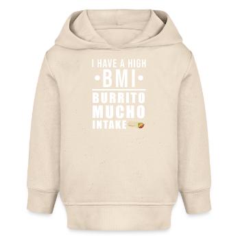 burrito - Baby Organic Hoodie by Stanley/Stella - soft Ecru - Front