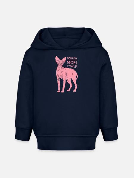 Sphynx Mom Sphynx-Katze Sphinx Katze Geschenk - Baby Organic Hoodie Baby Cruiser von Stanley/Stella - Navy