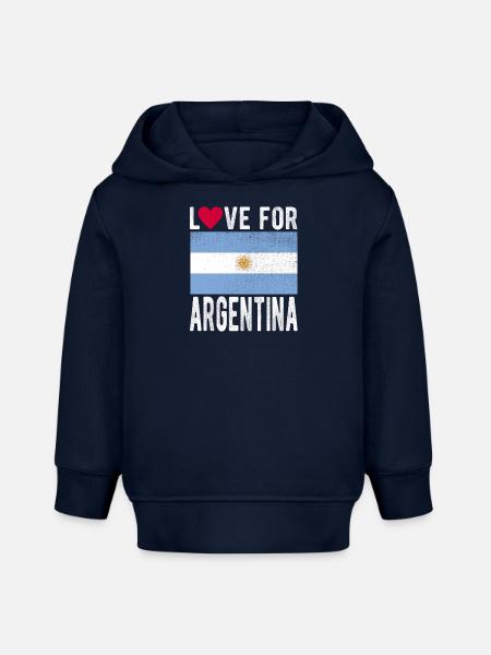Argentinien Souvenir - Baby Organic Hoodie Baby Cruiser von Stanley/Stella - Navy