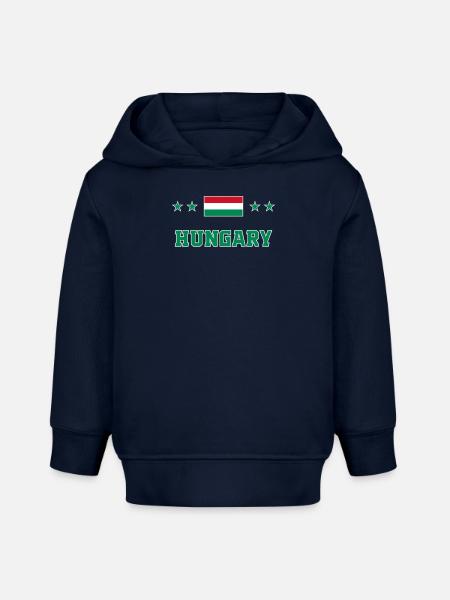 Ungarn - Baby Organic Hoodie Baby Cruiser von Stanley/Stella - Navy