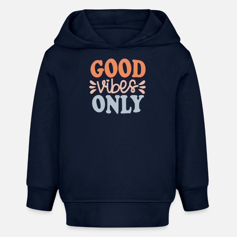 Nice Vibes uniquement - Sweat à capuche bébé bio Stanley/Stella - bleu marine