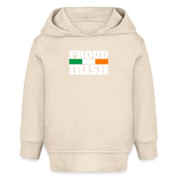 Proud Irish Irland Irische Flagge Stolzer Ire - Baby Organic Hoodie Baby Cruiser von Stanley/Stella - Natur - Vorne