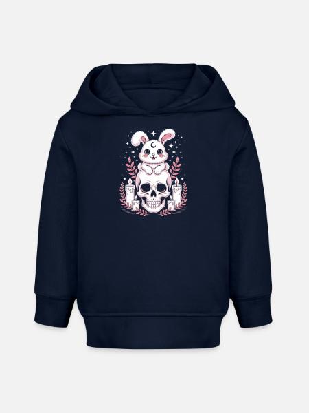 Kawaii Pastel Goth Hase - Baby Organic Hoodie Baby Cruiser von Stanley/Stella - Navy