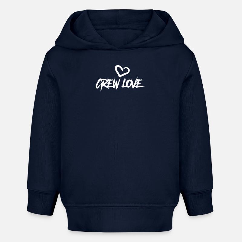 l'amour de l'équipage - Sweat à capuche bébé bio Stanley/Stella - bleu marine
