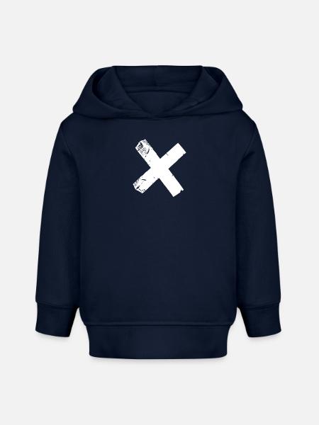 X - Tape - Baby Organic Hoodie Baby Cruiser von Stanley/Stella - Navy