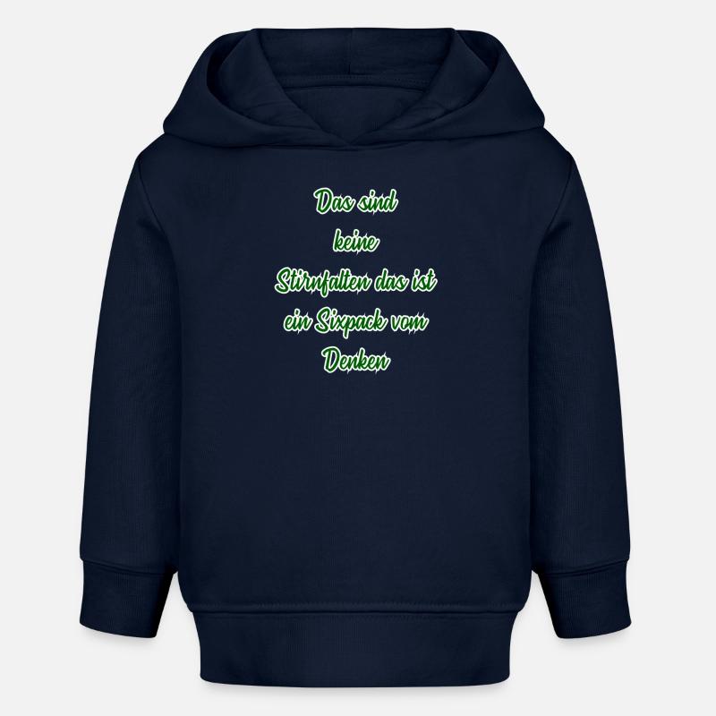 Idée cadeau 50e anniversaire - Sweat à capuche bébé bio Stanley/Stella - bleu marine