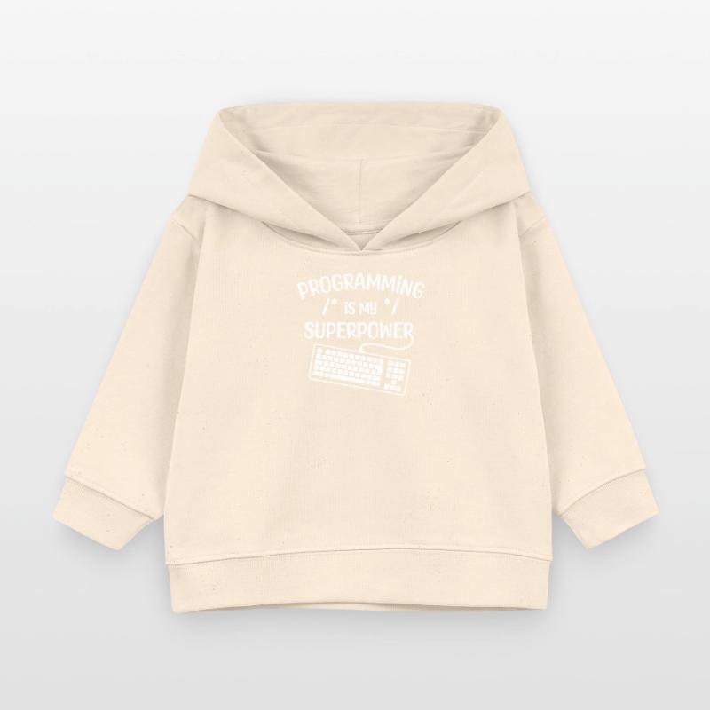 Computerfreak Developer Statement Coden Informatik Baby Organic Hoodie Baby Cruiser von Stanley/Stella