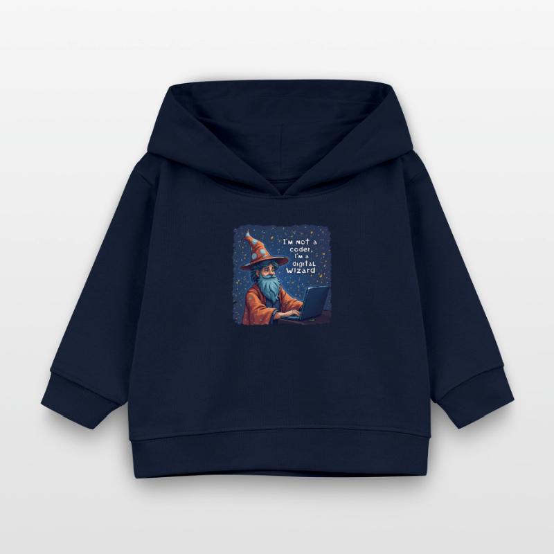 I'm Not a Coder I'm a Digital Wizard Programmer Baby Organic Hoodie by Stanley/Stella