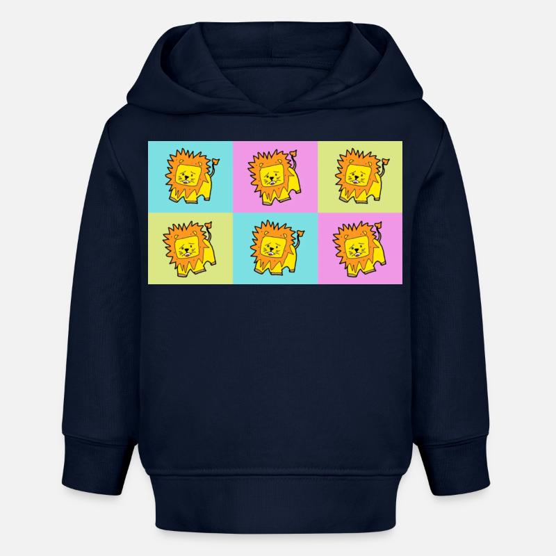 Léon enfants - Sweat à capuche bébé bio Stanley/Stella - bleu marine