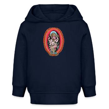 Ganesha - Baby Organic Hoodie Baby Cruiser von Stanley/Stella - Navy - Vorne