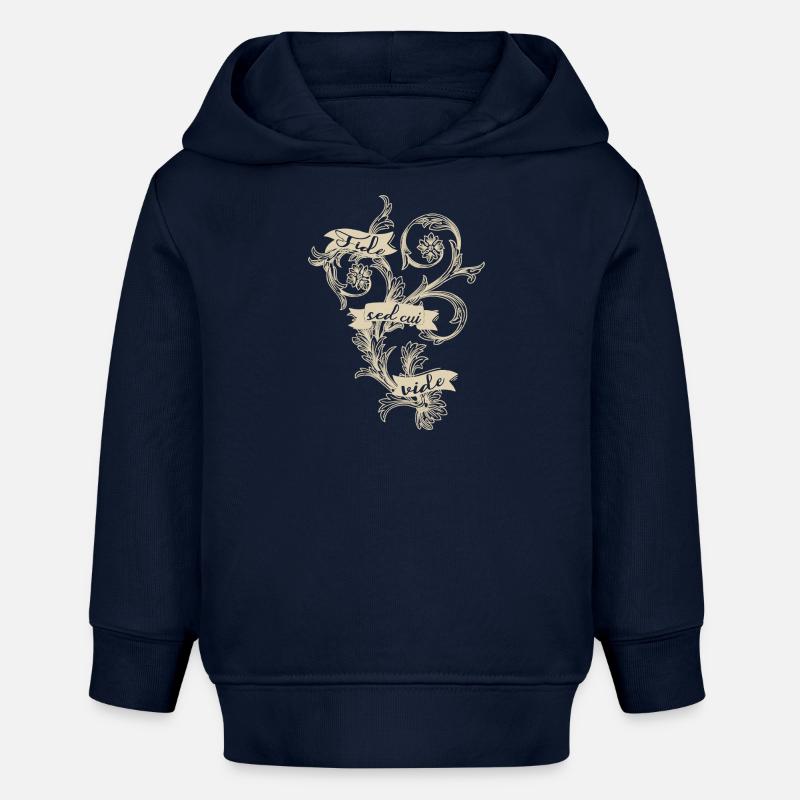 Foi - Sweat à capuche bébé bio Stanley/Stella - bleu marine