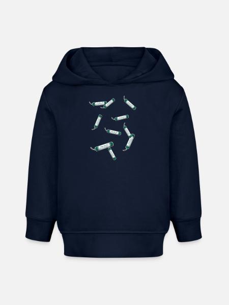Pyro Böller - Baby Organic Hoodie Baby Cruiser von Stanley/Stella - Navy