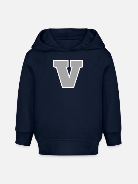 Buchstabe v Sport - Baby Organic Hoodie Baby Cruiser von Stanley/Stella - Navy