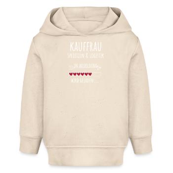 Kauffrau Spedition & Logistik in Ausbildung - Baby Organic Hoodie Baby Cruiser von Stanley/Stella - Natur - Vorne
