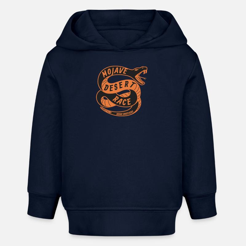 Course du désert de Mojave | - Sweat à capuche bébé bio Stanley/Stella - bleu marine