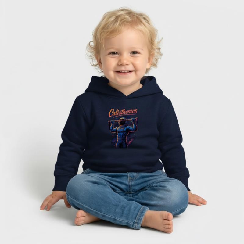 Calisthenics Astronaut Pull-ups Pull-Up Gift Baby Organic Hoodie by Stanley/Stella