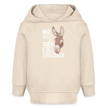 Donkey Donkey Mule Muli - Baby Organic Hoodie by Stanley/Stella - soft Ecru - Front