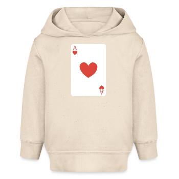 Herz-Ass - Baby Organic Hoodie Baby Cruiser von Stanley/Stella - Natur - Vorne
