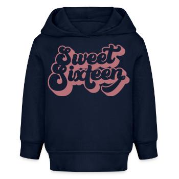 Süßes sechzehn süßes Geschenk zum 16. Geburtstag 16 Jahre alt - Baby Organic Hoodie Baby Cruiser von Stanley/Stella - Navy - Vorne