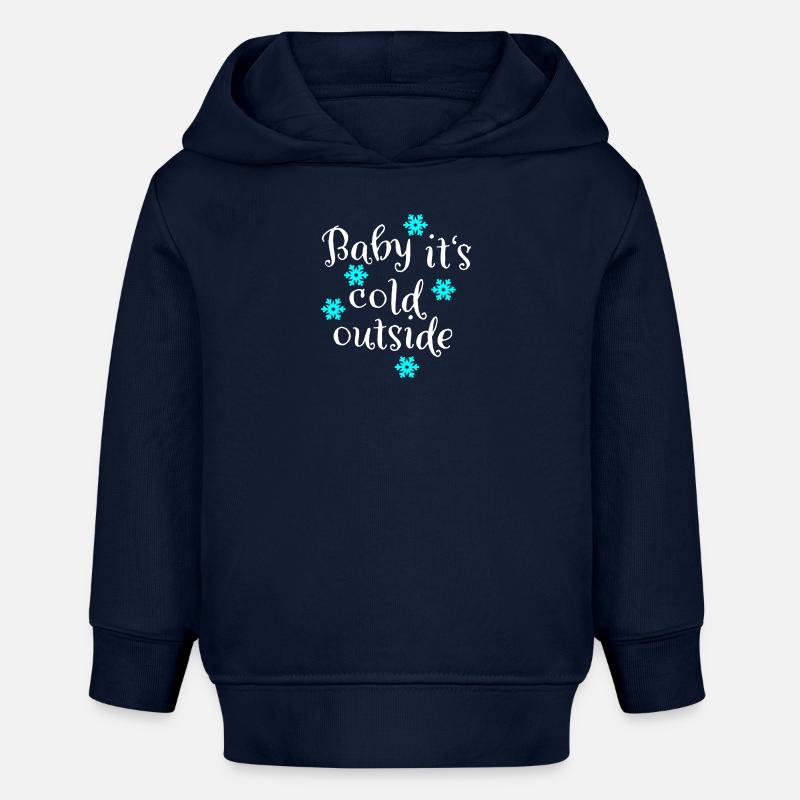 froid - Sweat à capuche bébé bio Stanley/Stella - bleu marine