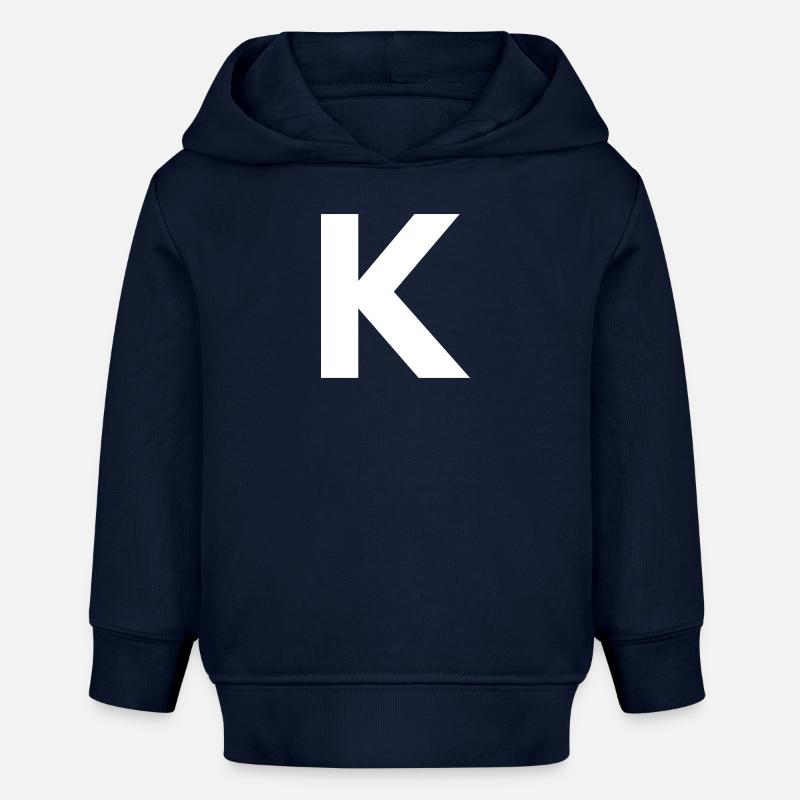 K - Sweat à capuche bébé bio Stanley/Stella - bleu marine
