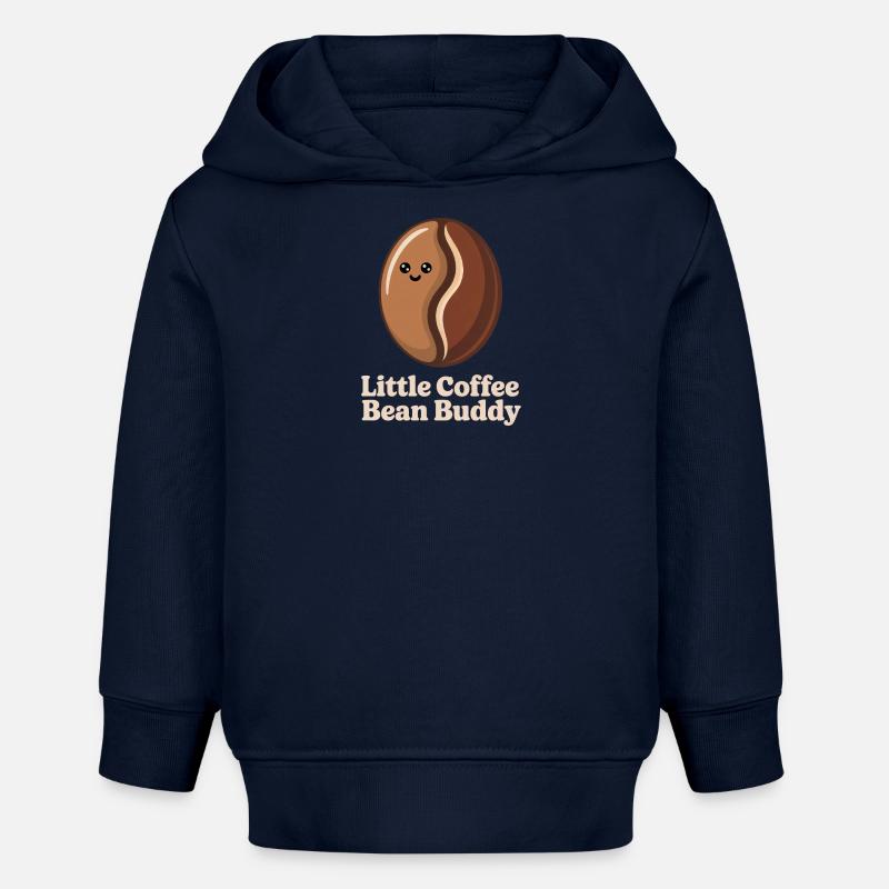 Grain de café - Sweat à capuche bébé bio Stanley/Stella - bleu marine