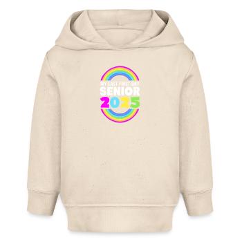 Classe de 2025 - Sweat à capuche bébé bio Stanley/Stella - écru doux - Devant