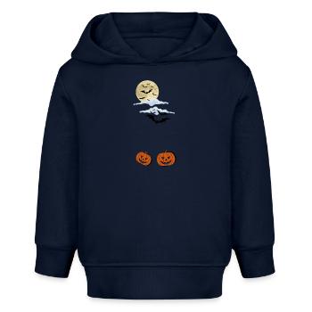 La veille d’Halloween - Sweat à capuche bébé bio Stanley/Stella - bleu marine - Devant