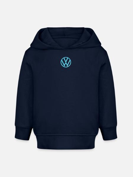 Volkswagen VW Klassisches Logo Stick - Baby Organic Hoodie Baby Cruiser von Stanley/Stella - Navy