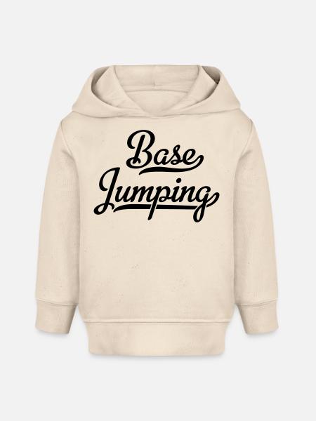 Base Jumping - Baby Organic Hoodie Baby Cruiser von Stanley/Stella - Natur