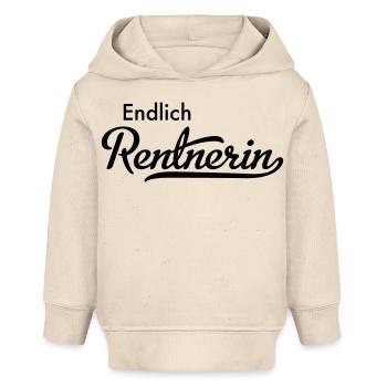 RENTNERIN - Baby Organic Hoodie Baby Cruiser von Stanley/Stella - Natur - Vorne