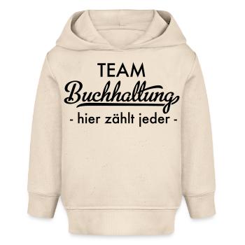 Team Buchhaltung - Baby Organic Hoodie Baby Cruiser von Stanley/Stella - Natur - Vorne
