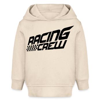 Racing Crew Cool Team Saying Love Racing Car Driving - Baby Organic Hoodie by Stanley/Stella - soft Ecru - Front