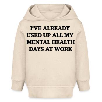 Mental Health - Baby Organic Hoodie Baby Cruiser von Stanley/Stella - Natur - Vorne