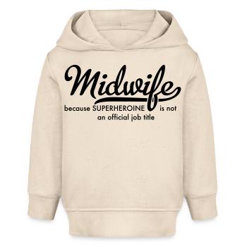 Hebamme - Baby Organic Hoodie Baby Cruiser von Stanley/Stella - Natur - Vorne