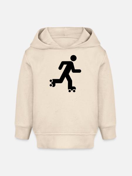 Rollerfahrer, Roller, Roller Sport - Baby Organic Hoodie Baby Cruiser von Stanley/Stella - Natur