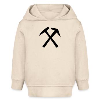Roofer - Baby Organic Hoodie by Stanley/Stella - soft Ecru - Front