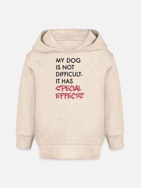 schwieriger Hund - Baby Organic Hoodie Baby Cruiser von Stanley/Stella - Natur