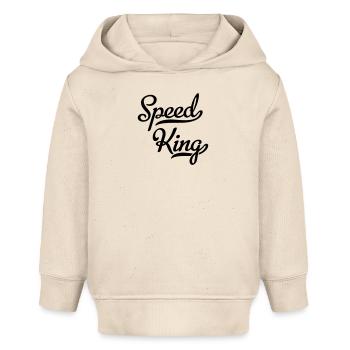 Roi de la vitesse - Sweat à capuche bébé bio Stanley/Stella - écru doux - Devant