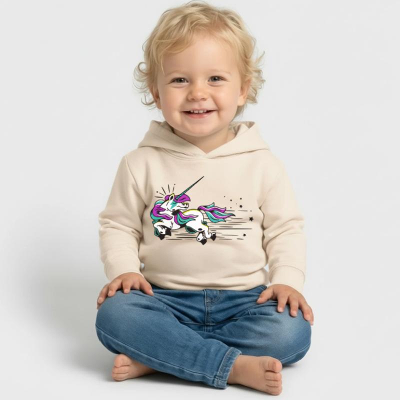 Fliegendes Einhorn Baby Organic Hoodie Baby Cruiser von Stanley/Stella