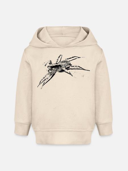 Spinne, A731400 - Baby Organic Hoodie Baby Cruiser von Stanley/Stella - Natur