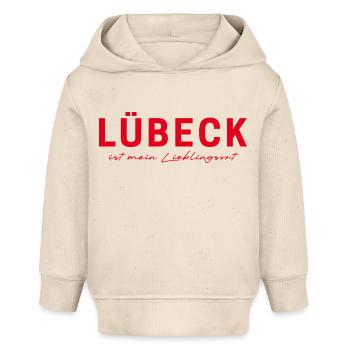 Lübeck T-Shirt – Perfekt für Fans - Baby Organic Hoodie Baby Cruiser von Stanley/Stella - Natur - Vorne