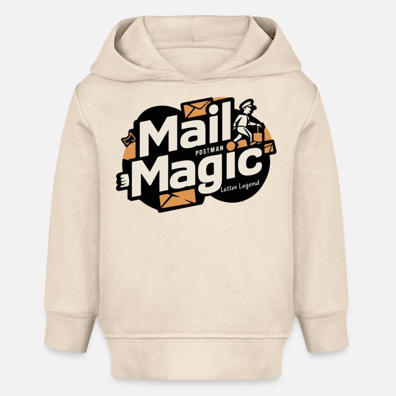 VOTRE FACTEUR, LETTER LEGEND - Sweat à capuche bébé bio Stanley/Stella - écru doux