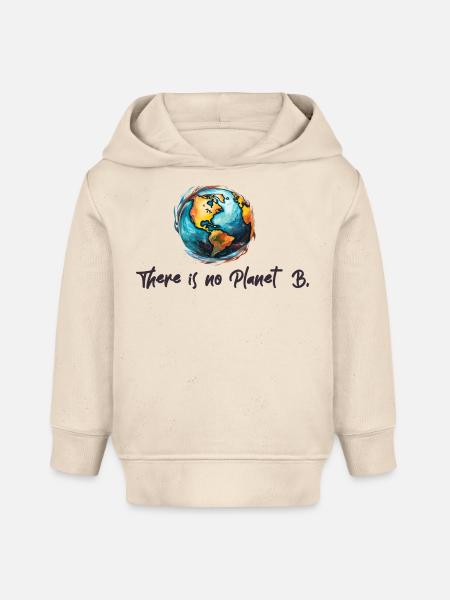 Klimaschutz Kein Planet B - Baby Organic Hoodie Baby Cruiser von Stanley/Stella - Natur
