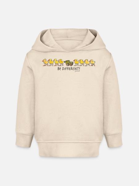Janosch Tigerente Be Different - Baby Organic Hoodie Baby Cruiser von Stanley/Stella - Natur