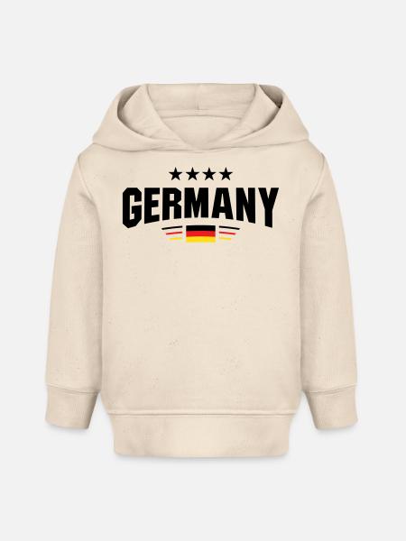 Germany Fankurve - Baby Organic Hoodie Baby Cruiser von Stanley/Stella - Natur