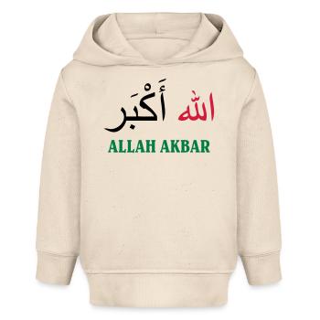 Allah Akbar - Baby Organic Hoodie Baby Cruiser von Stanley/Stella - Natur - Vorne