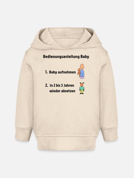 Bedienungsanleitung Baby - Baby Organic Hoodie Baby Cruiser von Stanley/Stella - Natur