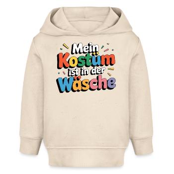 Mein Kostüm ist in der Wäsche - Baby Organic Hoodie Baby Cruiser von Stanley/Stella - Natur - Vorne
